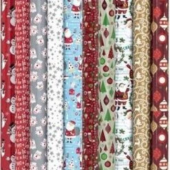 Planet Happy Rol Kerstpapier 200X70Cm 10 Ass. Hoomark -educational games Winkel 368x840