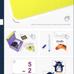 MiDeer Ik Leer Schrijven Woorden & Rekenen (2 Separate Sets) - Engelse Woorden Leren - Herbruikbare Pennen En Kaarten - 2 Verschillende Sets Pennen En Kaarten - Flash Card Voor Vroeg Onderwijs: Ik Leer Engelse Woordjes & Ik Leer Rekenen -educational games Winkel 504x840