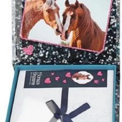 Depesche Paarden Notitiebox Met Potlood - 1 Exemplaar - Roze Of Blauw - Must Have Voor Paardenliefhebbers