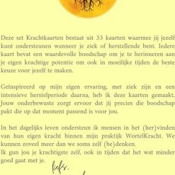 Ondersteunende Krachtkaarten Bij Ziekte En Herstel - WortelKracht - Kaartendeck - Orakelset -educational games Winkel 547x840