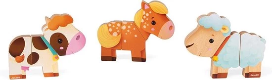 Janod Magneten - Boerderij 4 Janod Magneten - Boerderij - Afbeelding 4