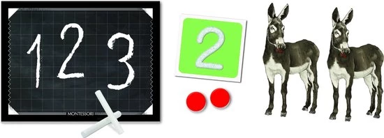 Clementoni - Cijfers Montessori - Educatief Spel, Montessori Speelgoed 4 Jaar 2 Clementoni - Cijfers Montessori - Educatief Spel, Montessori Speelgoed 4 Jaar - Afbeelding 2