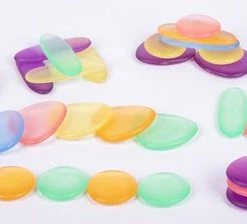 TickiT Junior Rainbow Pebbles Clear -educational games Winkel 550x224
