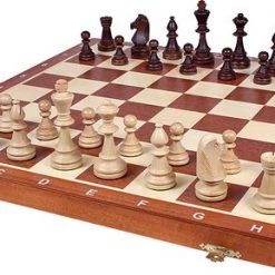 Chess The Game - Klassiek Schaakspel - Staunton Schaakstukken - Toernooi Schaakset - Groot Formaat. -educational games Winkel 550x289 2