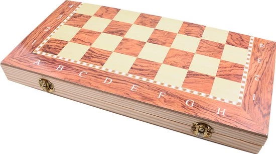Merkloos Schaakbord | Dambord | Backgammon | 34 X 34 Cm | Schaakspel | Schaakset | Schaken | Dammen | Met Schaakstukken | 3-in-1 Bordspel | Chess | Hout | Opklapbaar 11 Merkloos Schaakbord | Dambord | Backgammon | 34 X 34 Cm | Schaakspel | Schaakset | Schaken | Dammen | Met Schaakstukken | 3-in-1 Bordspel | Chess | Hout | Opklapbaar - Afbeelding 11