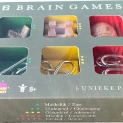 Brain Games Giftbox - 3D Puzzels Voor Volwassenen En Kinderen - 6 Houten En Metalen Puzzels - Breinbrekers - Tangle -educational games Winkel 550x309 39