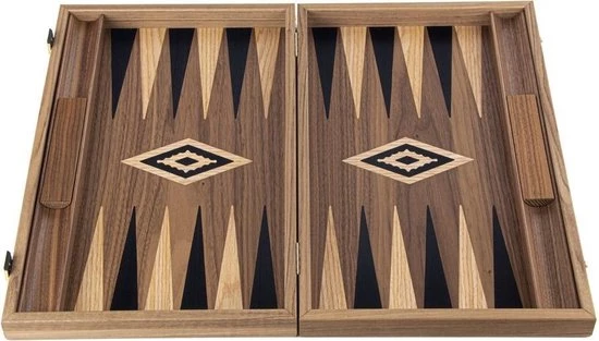 Manopoulos American Walnut Backgammon - 48 X 30 Cm Ingeklapt 48x60 Cm Uitgeklapt - Handgelegd Spel Made In Griekenland - Superglad Speelbord Met Prachtige Speelschijven - Top Kwaliteit Top Kwaliteit Klasse En Geweldig 3 Manopoulos American Walnut Backgammon - 48 X 30 Cm Ingeklapt 48x60 Cm Uitgeklapt - Handgelegd Spel Made In Griekenland - Superglad Speelbord Met Prachtige Speelschijven - Top Kwaliteit Top Kwaliteit Klasse En Geweldig - Afbeelding 3