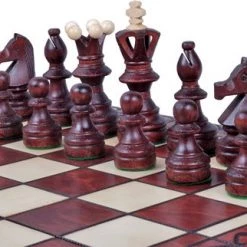 Chess The Game - Decoratief Schaakspel - GROOT Luxe Houten Schaakbord Met Decoratieve Schaakstukken - Bestseller!! -educational games Winkel 550x322 1