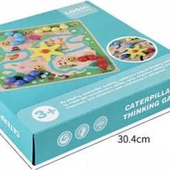 Merkloos Labyrint - Schuifpuzzel - Rups - Houten Bordspellen - Junior - Doolhof - Houten Speelgoed - Educatief Speelgoed - Kinderspel Vanaf 3 Jaar - Montessori - Baby & Peuter - Kleurrijk - Speelgoed - Uitdagend - Oog & Hand Coördinatie -educational games Winkel 550x326