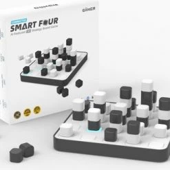 KidsCover Giiker SmartFour 3D Vieropeenrij Familie Educatief Strategie Spel Met AI En Bluetooth