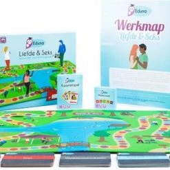 Eduna Educatieve Voorlichting Liefde En Seks, Bordspel, Memo, Kwartet, Boek, Seksuele Voorlichting, Jongeren, Weerbaarheid, Social Media, Grenzen, Vriendschap En Relaties
