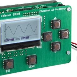 Whadda Exciting Electronics Whadda Educatieve LCD-Oscilloscoopkit - Signaalmarkeringen, Frequentieweergave, DB-metingen, True RMS-metingen - Educatieve Kit - Electronica Kit - Soldeerkit