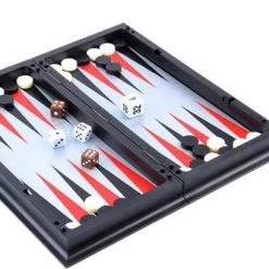 Merkloos Schaakbord | Dambord | Backgammon | 32 X 32 Cm | Schaakspel | Schaakset | Schaken | Dammen | Met Schaakstukken | 3-in-1 Bordspel | Chess | Plastic | Opklapbaar | Magnetisch -educational games Winkel 550x332 2