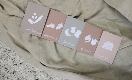 JULCI Dagritme Kaarten - Activiteiten & Educatief (153 Stuks) | Ritmekaarten | Gezin | Peuter En Kleuter 6 JULCI Dagritme Kaarten - Activiteiten & Educatief (153 Stuks) | Ritmekaarten | Gezin | Peuter En Kleuter - Afbeelding 6