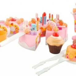 IsoTrade Sinterklaas Schoencadeau VERJAARDAGSCAKE ? 75 Stukjes ? Snijden, Versieren, Ijsje Eten, Koekjes Maken ! Verjaardagstaart -educational games Winkel 550x337