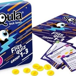 Educatieve Spellenbundel - Squla - 2 Stuks - Flitsquiz Groep 1 2 3 & Spelling Kaartspel (Groep 3&4) -educational games Winkel 550x341 2