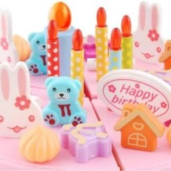 IsoTrade Sinterklaas Schoencadeau VERJAARDAGSCAKE ? 75 Stukjes ? Snijden, Versieren, Ijsje Eten, Koekjes Maken ! Verjaardagstaart -educational games Winkel 550x341