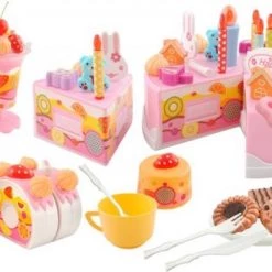 IsoTrade Sinterklaas Schoencadeau VERJAARDAGSCAKE ? 75 Stukjes ? Snijden, Versieren, Ijsje Eten, Koekjes Maken ! Verjaardagstaart -educational games Winkel 550x347