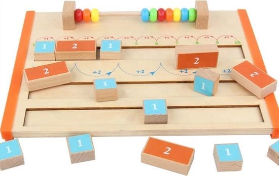 ZaciaToys Rekenspel - Rekenen - Getallenlijn - Montessori Speelgoed - Educatief Speelgoed 1 ZaciaToys Rekenspel - Rekenen - Getallenlijn - Montessori Speelgoed - Educatief Speelgoed