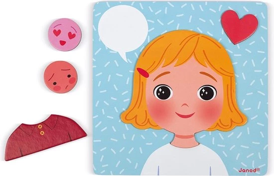 Janod Spel - Magnetische Emoties 6 Janod Spel - Magnetische Emoties - Afbeelding 6