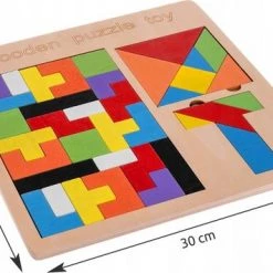 Fidgy - 3 In 1 Houten Puzzel - Montessori Speelgoed - Tetris -educational games Winkel 550x355 8