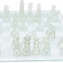 Shagam Glazen Bordspel - 25 Cm - Schaakbord - Schaakset - Schaakspel - Met Schaakstukken - Schaakbord Glas -educational games Winkel 550x360