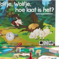 Wolfje, Wolfje Hoe Laat Is Het? - Level21 -educational games Winkel 550x363 5