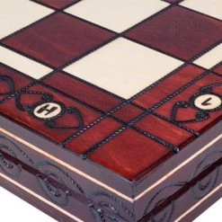 Chess The Game - Decoratief Schaakspel - GROOT Luxe Houten Schaakbord Met Decoratieve Schaakstukken - Bestseller!! -educational games Winkel 550x366 80