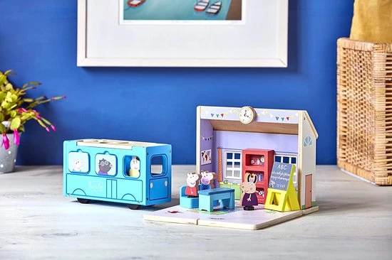Peppa Pig Houten Schoolhuis Speelset 2 Peppa Pig Houten Schoolhuis Speelset - Afbeelding 2