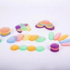 TickiT Junior Rainbow Pebbles Clear