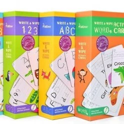 MiDeer Ik Leer Schrijven Woorden & Rekenen (2 Separate Sets) - Engelse Woorden Leren - Herbruikbare Pennen En Kaarten - 2 Verschillende Sets Pennen En Kaarten - Flash Card Voor Vroeg Onderwijs: Ik Leer Engelse Woordjes & Ik Leer Rekenen -educational games Winkel 550x367 7