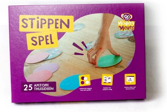 Monkey Moves Beweegspellen - Stippenspel - Beweegspel - Kinderspel - Actief 1 Monkey Moves Beweegspellen - Stippenspel - Beweegspel - Kinderspel - Actief