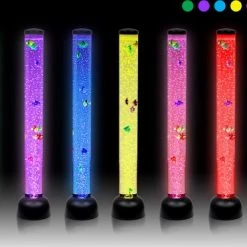 Playlearn Snoezellamp Bubbelbuis 105 Cm Zwart Sensorische Ruimte-Relax- Ontspannen- Zintuiglijke Stimulatie- Decoratief- Klaslokaal Waterzuil Bellenbuis -educational games Winkel 550x372