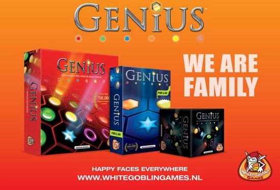 White Goblin Games - Genius Fun & Go - Reisspel / Pocketspel 5 White Goblin Games - Genius Fun & Go - Reisspel / Pocketspel - Afbeelding 5
