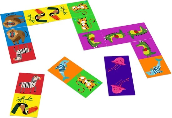 Shuffle - Into The Wild - Dominospel - Dieren - Stimuleer Geheugen, Inzicht En Probleemoplossend Denken 3 Shuffle - Into The Wild - Dominospel - Dieren - Stimuleer Geheugen, Inzicht En Probleemoplossend Denken - Afbeelding 3