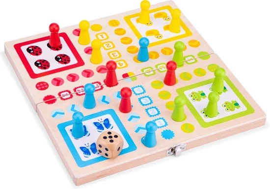 New Classic Toys - Klassiek Spel Ludo 'Mens Erger Je Niet' 1 New Classic Toys - Klassiek Spel Ludo 'Mens Erger Je Niet'