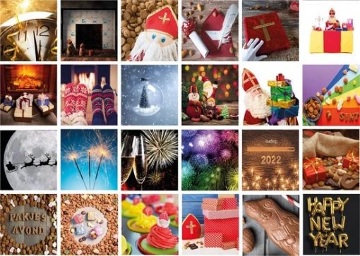 Huurdies December Memory - Kerstspel - Sinterklaasspel - Nieuwjaarspel - Memory Spel - Memoryspel -70 Stuks -educational games Winkel 550x392