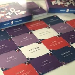 QUIBOBA Frans Taalspel (spel #2) - Spelenderwijs De Basiskennis Van De Franse Taal Leren Inclusief Woordkaarten En Podcast -educational games Winkel 550x412 68