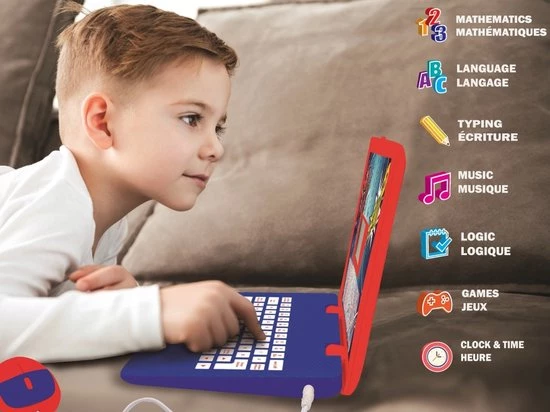 Lexibook Spidermanl® Educational Laptop – 124 Activities (Frans/Engels) 4 Lexibook Spidermanl® Educational Laptop – 124 Activities (Frans/Engels) - Afbeelding 4