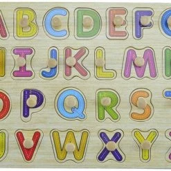 Iso Trade Houten Alfabet Invoegspel Voor Kinderen Vanaf 3 Jaar