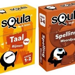 Spellenbundel - Squla - 2 Stuks - Groep 1 T/m 4 - Taal & Spelling