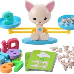Ariko Montessori Reken Balans Spel Kitten - Kat - Poes - Leren Rekenen - Interactief Speelgoed - Telraam - Reken Weegschaal - Educatief -educational games Winkel 550x416 10