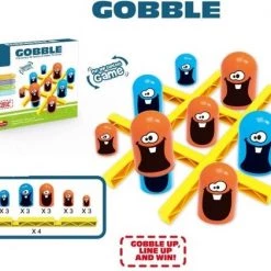 VG Deals Boter-Kaas-Eieren Opslokken | Tick-Tac-Toe | Gobble | Spelbord | Strategie Spel | Boter Kaas En Eieren Twist | Geheugen Spel | Drie Op Een Rij | Speelgoed Voor Meisjes En Jongens | Bordspel Voor Kind En Ouder | Familie Spel -educational games Winkel 550x421 7