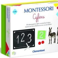 Clementoni - Cijfers Montessori - Educatief Spel, Montessori Speelgoed 4 Jaar