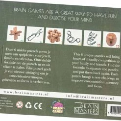 Brain Games Giftbox - 3D Puzzels Voor Volwassenen En Kinderen - 6 Houten En Metalen Puzzels - Breinbrekers - Tangle -educational games Winkel 550x435 5