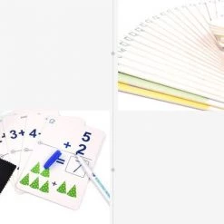 MiDeer Ik Leer Schrijven Woorden & Rekenen (2 Separate Sets) - Engelse Woorden Leren - Herbruikbare Pennen En Kaarten - 2 Verschillende Sets Pennen En Kaarten - Flash Card Voor Vroeg Onderwijs: Ik Leer Engelse Woordjes & Ik Leer Rekenen -educational games Winkel 550x437 2