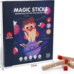 Dorjee Magic Sticks Puzzel - Houten Montessori Speelgoed -educational games Winkel 550x441 6