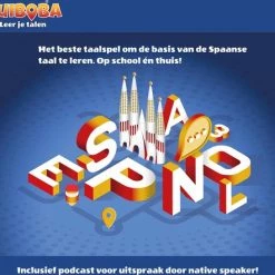 QUIBOBA Spaans Taal Spel (spel #3) - Leuk Taalspel Om Alleen Of Samen Te Spelen En Spelenderwijs De Spaanse Taal Te Leren, Ideaal Om De Basiskennis Spaans Te Leren -educational games Winkel 550x442 3