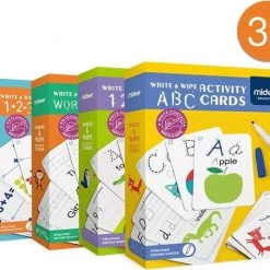 MiDeer Ik Leer Schrijven Woorden & Rekenen (2 Separate Sets) - Engelse Woorden Leren - Herbruikbare Pennen En Kaarten - 2 Verschillende Sets Pennen En Kaarten - Flash Card Voor Vroeg Onderwijs: Ik Leer Engelse Woordjes & Ik Leer Rekenen -educational games Winkel 550x453 3