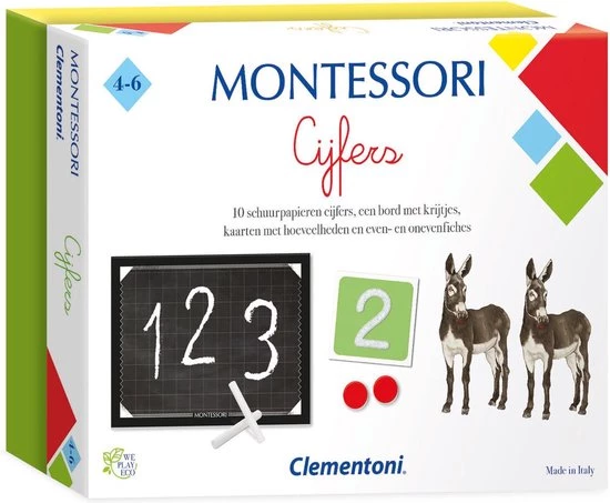 Clementoni - Cijfers Montessori - Educatief Spel, Montessori Speelgoed 4 Jaar 7 Clementoni - Cijfers Montessori - Educatief Spel, Montessori Speelgoed 4 Jaar - Afbeelding 7